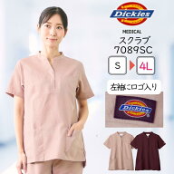 スクラブ レディース ディッキーズ トップス 医療 FOLK レディス 7089SC フォーク 白衣 女性用 スタンド…