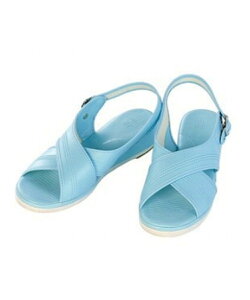 ナースサンダル 黒 疲れにくい クロスサンダル 黒サンダル かかとベルト ベルト穴 調整可能 シンプル 定番 Ciメディカル ナース 看護師 病院 クリニック エステ 美容整形 歯科衛生士 院内履