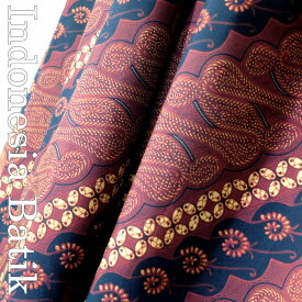 【本日ポイント5倍！】バティック−021 インドネシアのろうけつ染め アジアン雑貨 布 さらさ 更紗 タペストリー マルチクロス