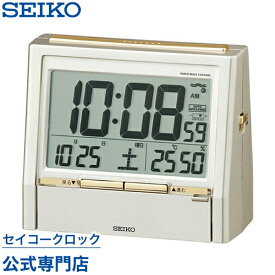 目覚まし時計 SEIKO ギフト包装無料 セイコークロック 置き時計 DA206G セイコー セイコー置き時計 トークライナー デジタル 電波時計 電波 音声 温度計 湿度計 オシャレ おしゃれ あす楽対応