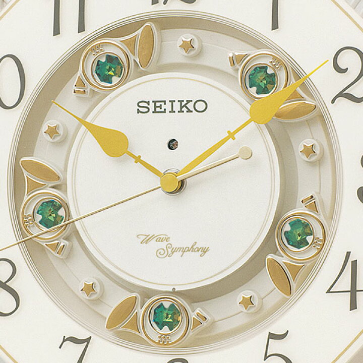 楽天市場】掛け時計 SEIKO セイコークロック 壁掛け からくり時計 電波 