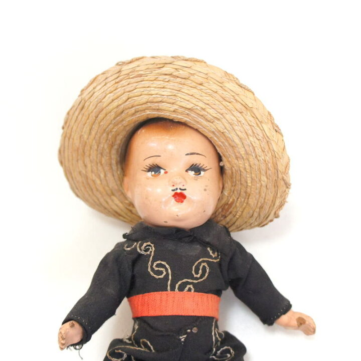 楽天市場】1940年代 メキシカンベビードール コンポジション オールド 