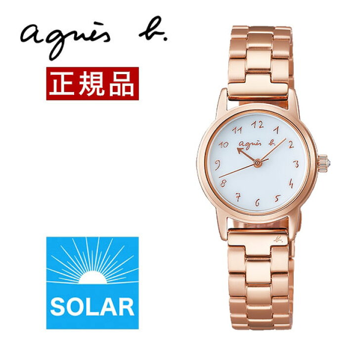 楽天市場】アニエスベー 時計 レディース agnes b. 腕時計 ソーラー  