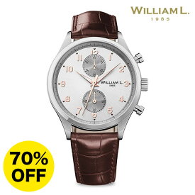 【70%OFF】 ウィリアムエル1985 時計 メンズ腕時計 クロノグラフ WLAC02GOCM ブランド 国内正規品 送料無料 【新品未使用】