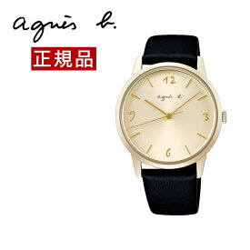 アニエスベー 時計 レディース メンズ ユニセックス agnes b. 腕時計 日本製 35mm シャンパンゴールド FBSK937 正規品