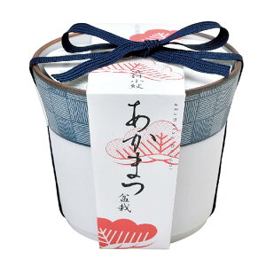 聖新陶芸 春 / 秋の 手のひら庭園 まめ盆栽 盆栽キット ミニ 栽培キット ゆったり育てる 赤松 簡単 栽培セット ( 自由研究 ) 鉢の径約9cm 染付小紋 父の日 母の日 プレゼント 誕生日 GD-45204