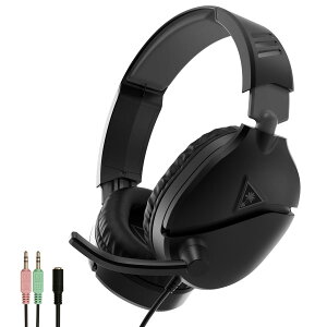 TURTLE BEACH �Q�[�~���O�w�b�h�Z�b�g Recon 70 PC 2024 �u���b�N ���y�� 230g �}���`�v���b�g�t�H�[�� �}�C�N�t�� �L�� 3.5mm�t �w�b�h�z�� PC(�X�v���b�^�[����) PS5 PS4 �g�ь^�Q�[���@ Xbox �X�}�z �P�[