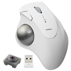 �G���R�� ���C�����X �g���b�N�{�[���}�E�X IST ����2.4GHz �e�w���� 36mm�{�[�� �l�H���r�[�x�� 5�{�^�� Windows Mac Chromebook �z���C�g M-IT10DRWH
