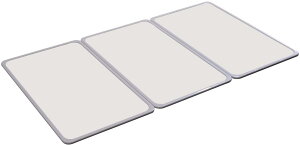 オーエ 組み合わせ 風呂ふた アイボリ ー 3枚組:幅68×長さ138cm用 防カビ 抗菌 日本製 M-14 3枚入