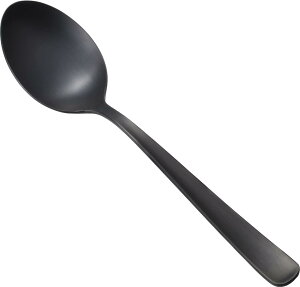 ヨシカワ 墨彩 デザートスプーン マットブラック 全長17.5cm ステンレス 燕三条 日本製 SJ3561