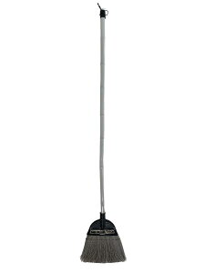 日本クリンテック BP庭ほうき化繊長柄 幅25cm 全長126cm 屋外 コシの強い化繊繊維 細かいチリから粗ごみの掃除【お得な5本セット】