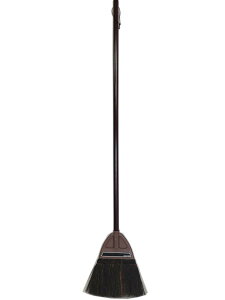 日本クリンテック いいとこ取ほうき ハ イブリッドタイプ ロング 幅25cm 全長127cm 屋内外 2種類の素材のMIX穂先 粗いゴミも軽い塵や埃も【お得な10本セット】