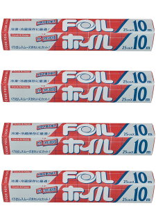 GG[pbP[WO A~zC Vo[ ʕsv̎n { 25cm×10m 4Zbg