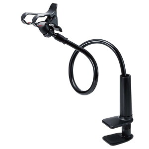 �G���R�� �X�}�z�p�X�^���h �A�[���^ �S��80cm ���R�ɋȂ���(4.6~6.9�C���`�X�}�z�Ή�) �u���b�N PWDSLARM80BK