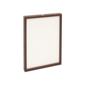 やのまん(Yanoman) 木製パズルフレーム インテリアスタンドフレーム ブラウン (18.2x25.7cm) パネル 額 茶