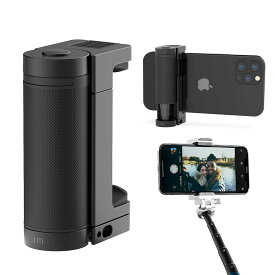 ジャストモバイル(Just Mobile) ロア・インターナショナル スマホ用多機能カ メラグリップ ShutterGrip 2 マットブラック