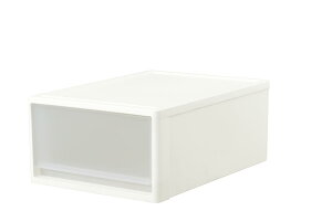 JEJアステージ(JEJ Astage) ストラ 53M ホワイト幅39×奥行53×高さ22cm取り出しやすい 引き出し 収納ケース 積み重ね可能 押し入れ用 衣類 ウォークインクローゼット 洋服 日本製