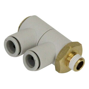 SK11(�G�X�P�[11) �����^�b�`�ǌp�� �`���[�u�p �_�u�����j�o�[�T���G ���{ 8mm�z�[�X�p R1/8 KQ2VD08-01AS