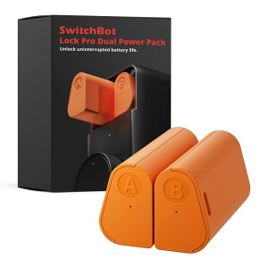 SwitchBot ���b�N�v�� ��p �[�d�o�b�e�� �[ �Z�b�g - �[�d�\ 365���쓮 �o�b�e�� �[�S�z�Ȃ�