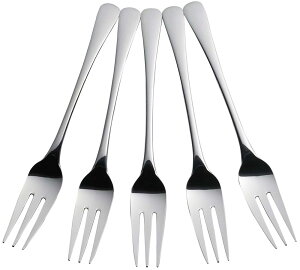 下村企販 フォーク パスタ 19cm 5本セット 【日本製】 食洗機対応 シンプルなデザイン スリム サラダ スパゲッティ ディナーフォーク ステンレス ナチュレ 燕三条 42598