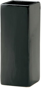 �P�[�E�C�[�E�A�C GREEN HO USE Monochrome Flower Vase �u���b�N 8.5×8.5×24cm 002-B/BK