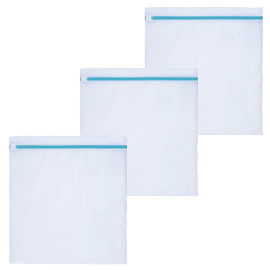 【ネット限定】東和産業 SPL 洗濯ネット ランドリ ーネット 角型 大 特大 3枚セット くずよけ 細目 メッシュ 約50×55cm 大型 乾燥機対応 ドラ ム式洗濯 機対応 衣類にやさしい 糸くずの侵入を防