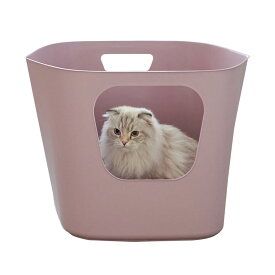 【OFT】 フレキシブルリッターボックス ソフトリラ 猫 トイレ 大型 98%再生プラ スチック 大きい 飛び散り 防止 取っ手付き 丸洗い可能