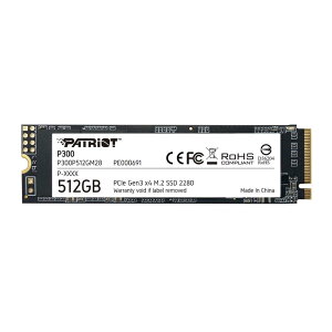 Patriot Memory P300 512GB M.2 SSD 2280 NVMe PCIe Gen 3x4 ^SSD P300P512GM28