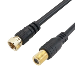 �z�[���b�N �A���e�i�����P�[�u�� 1m �y4K8K����(3224MHz)/BS/C S/�n�f�W/CATV �Ή��z �u���b�N F�^�ڐ����X/�l�W���R�l�N�^ ACF10-670BK