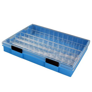 ホーザン(HOZAN) 小物入れ パーツケース 90度/180度 2段階開閉ふた 最大96小間 カーブ付内箱 B-50-EG