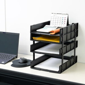 RP(YAMAZEN) bN [XtA4bN y4Zbgz ސ ^[P[X [ A4 26.1×s34.6×6cm  g[ [P[X  ubN FA4-R(BK)