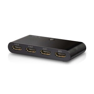 �G���R�� HDMI�ؑ֊� �����ؑ֋@�\ �yPS3/PS4/Nintendo Switch����m�F�ς݁z 3����1�o�� 2K(1080p) HDMI�P�[�u���t��(1m) DH-SW31BK/E
