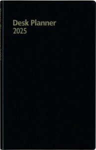 博文館 手帳 2025年 B6 ウィークリ ー デスクプランナー 7日 黒 No.176 (2025年 1月始まり)
