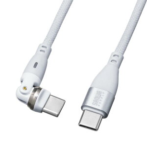 TTvC Type-CP[u 540x]RlN^(Б) PD100W 1m iC bV USB-C to USB-C zCg KU-CCP100KA10W