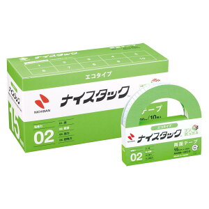 �j�`�o�� ���ʃe�[�v �i�C�X�^�b�N (�G�R) 10���� 15mm×20m NWBB-15ECO