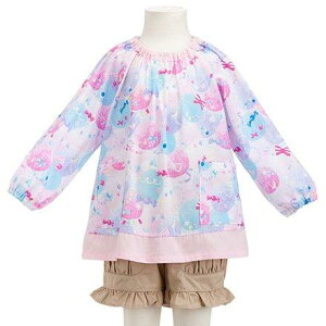 COLORFUL CANDY STYLE スモック 女の子 子供 幼稚園 保育園 長袖 120〜130cm ふわふわキュートなキャンディポップ N1138820