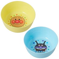 レック アンパンマン おやつボウル 2枚入 (12×12×5cm) / 日本製 / 2色2柄