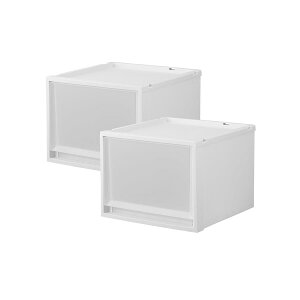 【通販限定2個セット】天馬 収納ボックス フ ィッツケースマルチ キッチン収納 幅40×奥行40×高さ30cm ランドリ ー 収納ケース 省スペース 衣装ケース 日本製 再生材配合 サステナブル【色 ホ