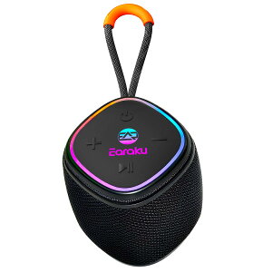 【ポケットサイズ・多種類再生!】 スピーカー Bluetooth 小型 ワイヤレススピーカー 2台同時放送 TFカード/TWS/AUX/Bluetooth5.4再生 お風呂 IPX5防水 起動音OFF可能 RGBライト付き マイク内蔵 Type-C充電