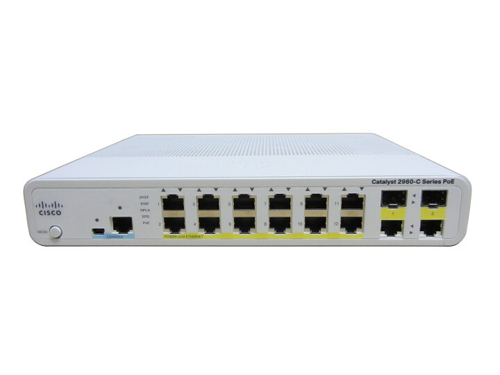 楽天市場】【中古】Cisco Catalyst 2960C-12PC-L （WS-C2960C-12PC-L 