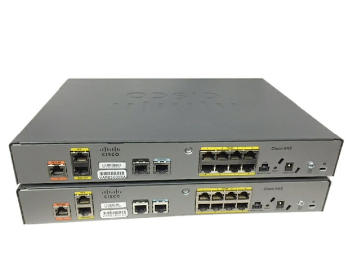 楽天市場】【中古】Cisco892J/K9 (D512M/F256M) お買い得2台セット 
