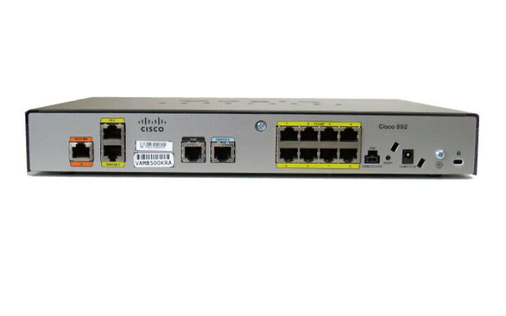 楽天市場】【中古】Cisco892J/K9 (D512M/F256M) サービス統合型 