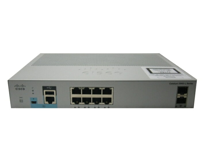 楽天市場】【中古】Cisco Catalyst 2960L-8TS-LL（WS-C2960L-8TS-LL 