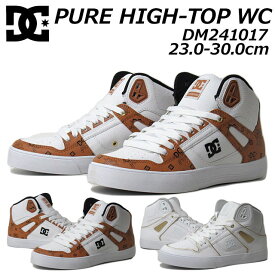 【最大1000円クーポン4/21まで】ディーシーシューズ DC SHOES DM241017 PURE HIGH-TOP WC SE SN スニーカー メンズ レディース 靴