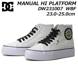 【P5倍!3/30限定】ディーシーシューズ DC SHOES DW231007 WS MANUAL HI PLATFORM ウィメンズ スニーカー 靴