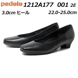 【P5倍!3/30限定】アシックスペダラ asics PEDALA 1212A177 WB177F 2E ブラック ビジネス フォーマル レディース パンプス 靴