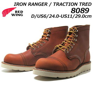 �y�����ȃN�[�|���z�z��5/21�܂Łz ���b�h�E�B���O RED WING SHOES 8089 D �A�C�A�������W���[ �g���N�V�����g���b�h �L���b�v�h�g�D �u�[�c �����Y �C