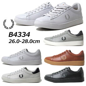 【P5倍!マラソン期間中】フレッドペリー FRED PERRY B4334 SPENCER LEATHR レザースニーカ・[ メンズ レデース 靴