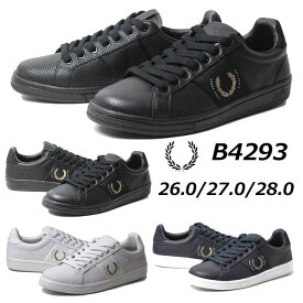 【最大1000円クーポン4/21まで】フレッドペリー FRED PERRY B4293 B721 Pique Emboss Lea/Branding スニーカー メンズ 靴