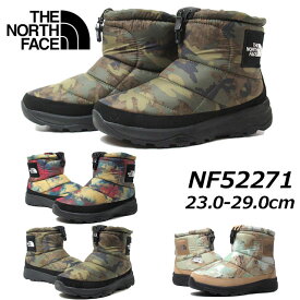 【P5倍!マラソン期間中】ザ ノース フェイス THE NORTH FACE NF52271 ヌプシ ブーティ ウォータープルーフ ロゴ ショート スペシャルエディション スノーブーツ ユニセックス 靴